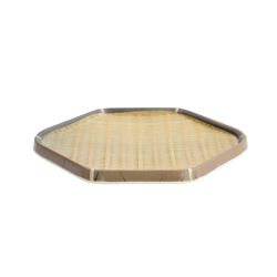 Plato cuadrado 14cm "Negro mate"