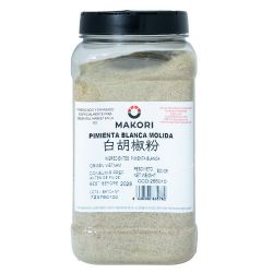 Pimienta blanca molida bote (MAKORI) 820g