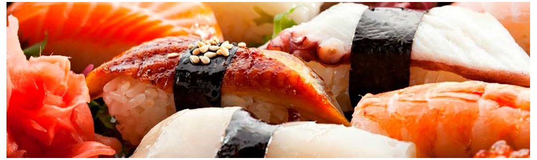 Comida asiática congelada e refrigerada (japonês, chinês, coreano, ...)
