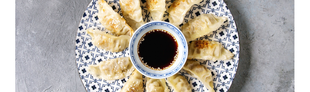Gyozas e tapas asiáticas