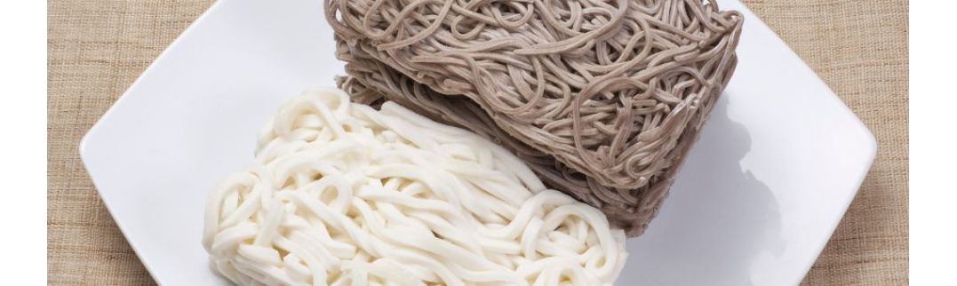 Macarrão congelado, macarrão e pronto para comer