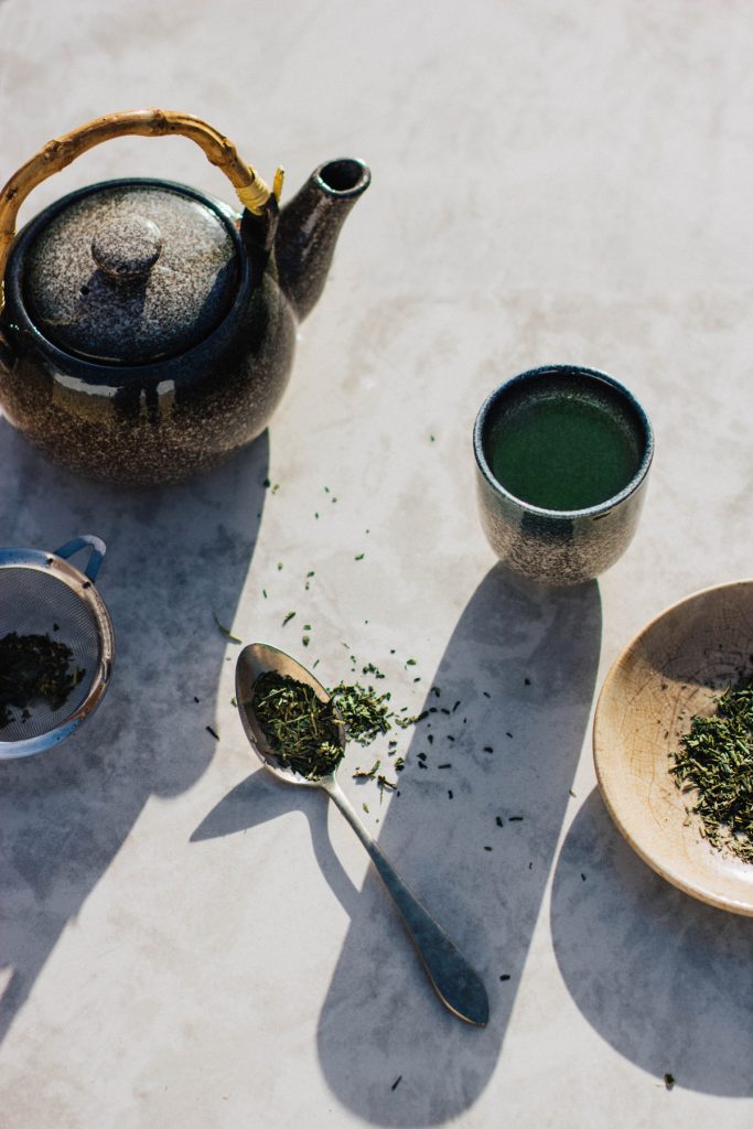 Chá verde japonês Sencha