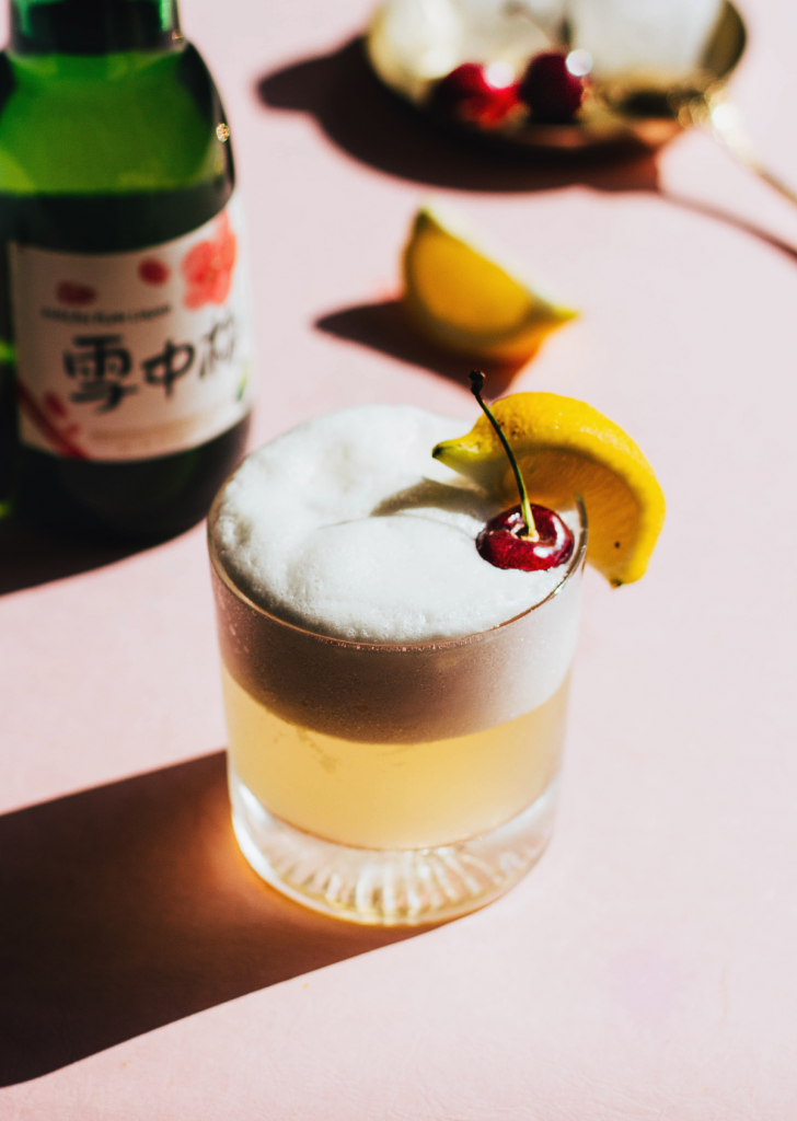 Receita de cocktail de Umeshu sour